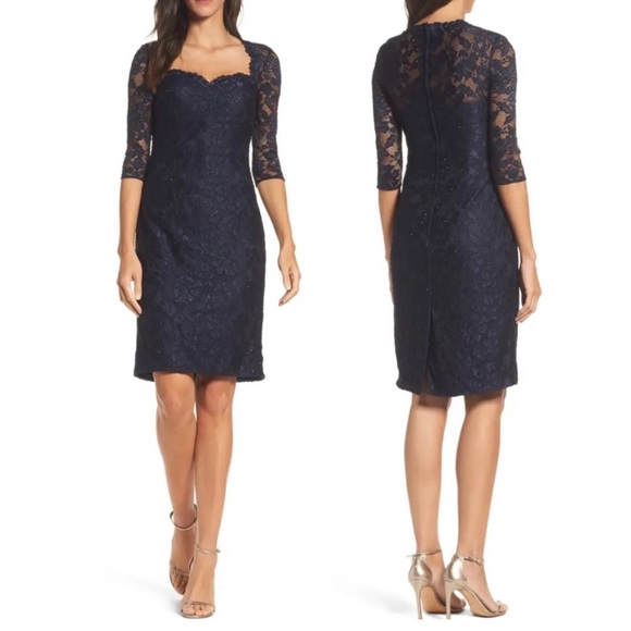 NWT! Stunning lace LaFemme Dress (by Nordstrom) - Picture 1 of 8